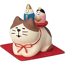 ☆白猫のタンゴ☆シーグラスアート　ねこ　ことり　ひなまつり 猫雛(さくら) 【桜うららかひなまつり】 | CHEER-FUL*